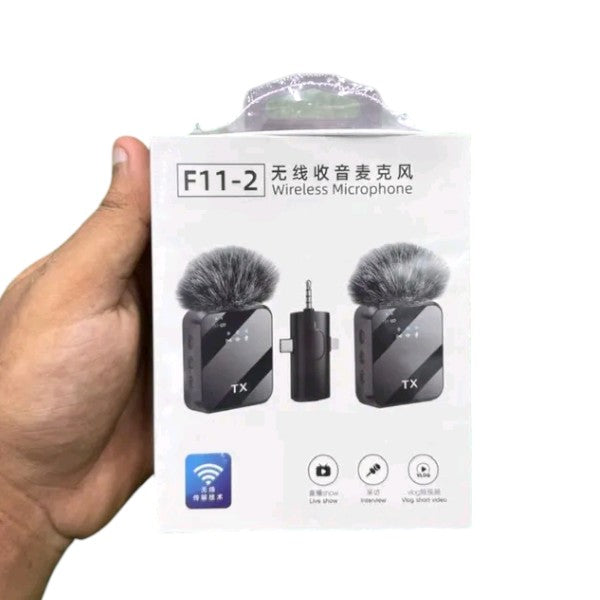 Microfono Inalambrico F11-2 Profesional