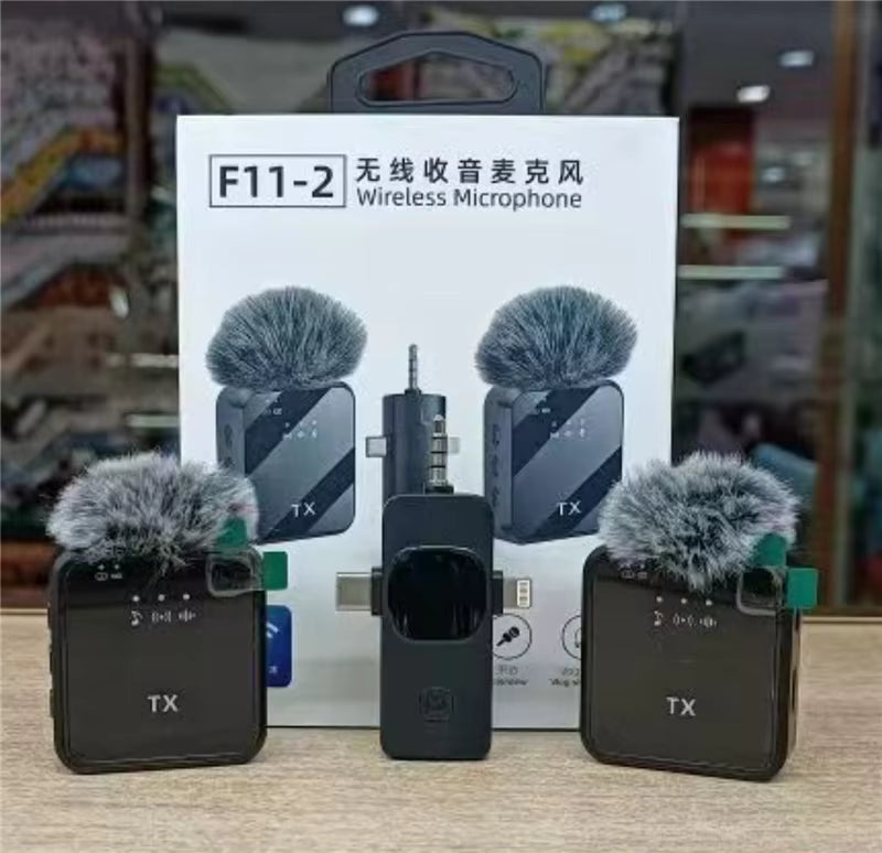 Microfono Inalambrico F11-2 Profesional